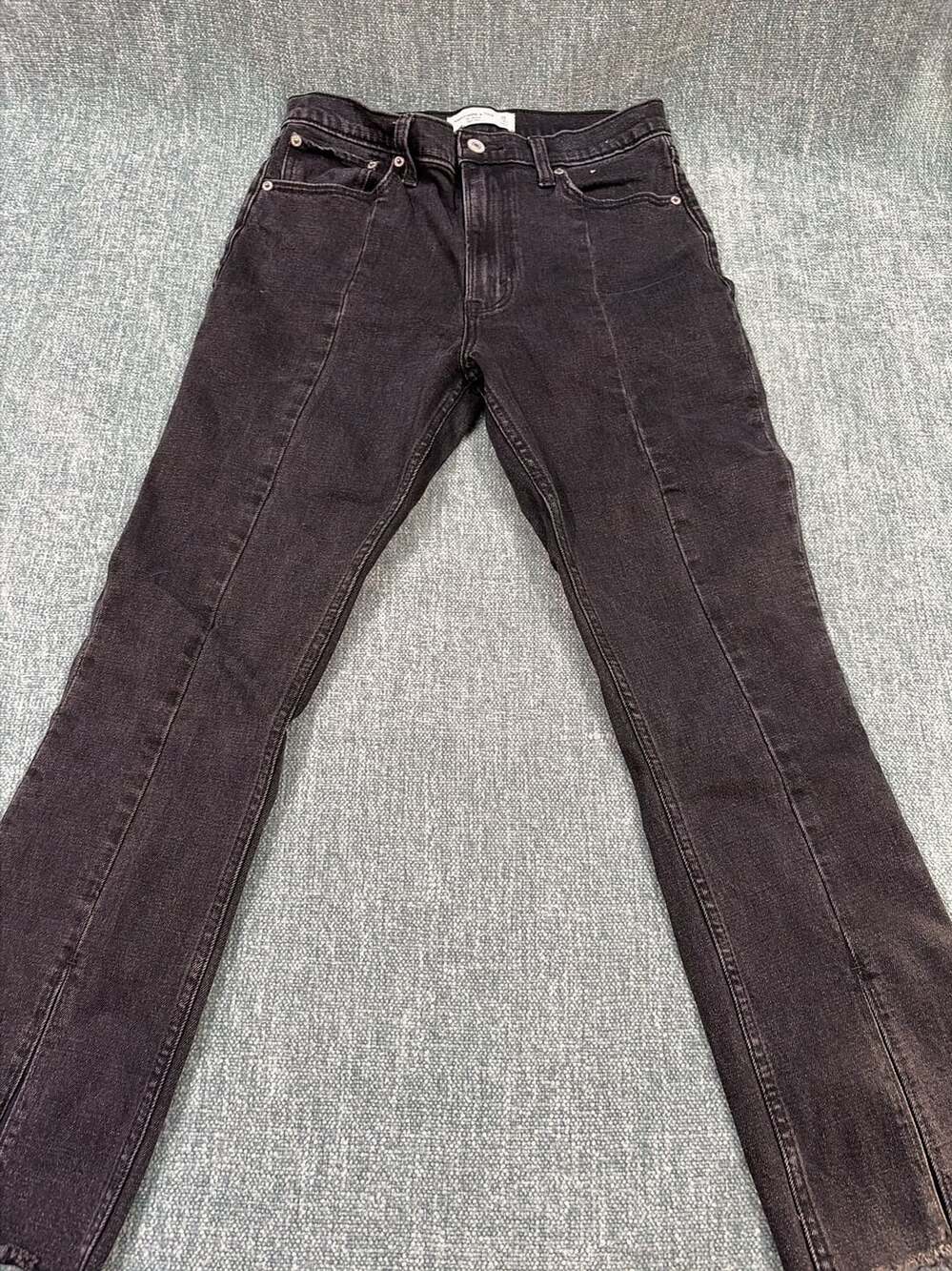 Abercrombie & Fitch The Skinny High Rise Size 28xS Black Jeans